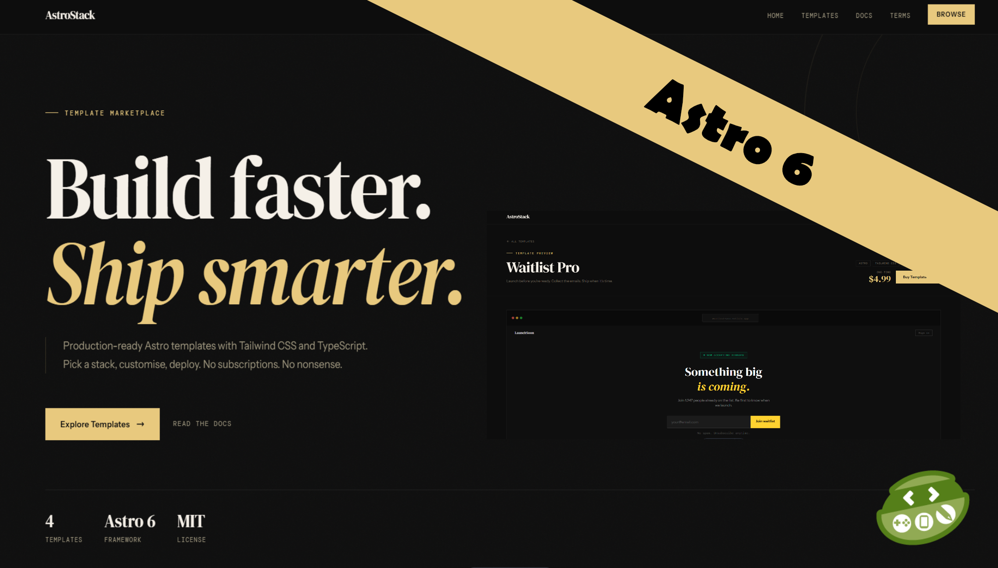 Astro full stack templates